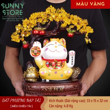 Mèo chiêu tài SUNY - Tượng phong thủy tài lộc, quà tặng ý nghĩa, giá 1.050.000 VND