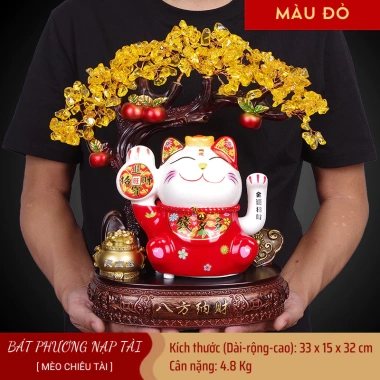 Mèo chiêu tài SUNY - Tượng phong thủy tài lộc, quà tặng ý nghĩa, giá 1.050.000 VND