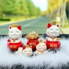 Mèo Thần Tài May Mắn - Trang Trí Taplo Ô Tô & Bàn Làm Việc, Giá 35.000₫ 3