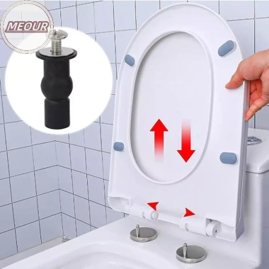 Meour 2 Chiếc M5 Bồn Cầu Ốc Vít Nắp Cố Định Lỗ Mù Phụ Kiện Thay Thế Phòng Tắm Giá Ưu Đãi