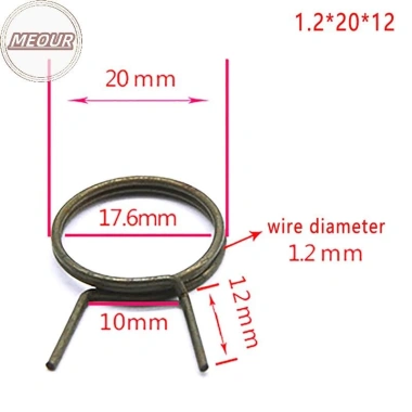 Meour 3 Tay Nắm Cửa Lò Xo Cửa Núm Chốt, Cuộn Dây Thay Thế Lò Xo Xoắn, Sửa Chữa 9
