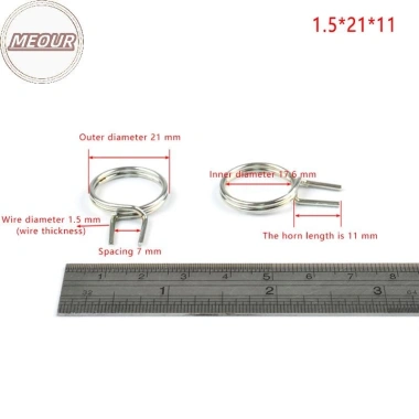 Meour 3 Tay Nắm Cửa Lò Xo Cửa Núm Chốt, Cuộn Dây Thay Thế Lò Xo Xoắn, Sửa Chữa 10