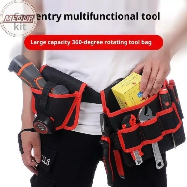 Meour 360 Xoay Điện Dụng Cụ Túi Chống Thấm Nước - Thắt Lưng Điều Chỉnh, Nhiều Ngăn, Chống Mài Mòn, Giá Ưu Đãi 79.530₫