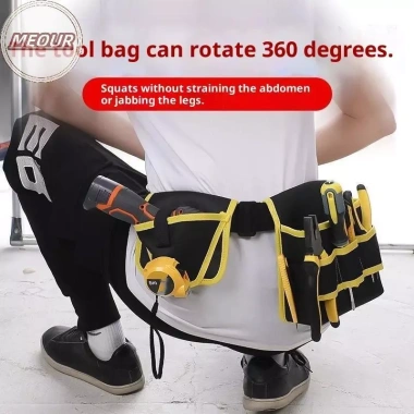 Meour 360 Xoay Điện Dụng Cụ Túi Chống Thấm Nước - Thắt Lưng Điều Chỉnh, Nhiều Ngăn, Chống Mài Mòn, Giá Ưu Đãi 79.530₫ 3 Meour 360 Xoay Điện Dụng Cụ Túi Chống Thấm Nước - Thắt Lưng Điều Chỉnh, Nhiều Ngăn, Chống Mài Mòn, Giá Ưu Đãi 79.530₫ 3