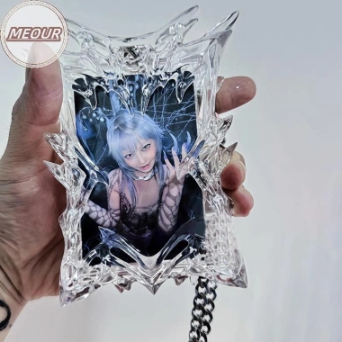 Meour 3D Trong Suốt Photocard Kpop Nhỏ Bảo Vệ Thẻ Màn Hình Sense Card Cover VN 5