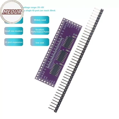 Meour 74HC595 vi điều khiển nối Pin song song IO 3‑24 LED giá 55.110₫