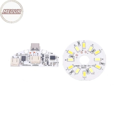 Meour Bảng Mạch Sạc Type‑C USB LED Cảm Ứng, Đèn Ngủ, Bảo Vệ Sạc – 39.930₫