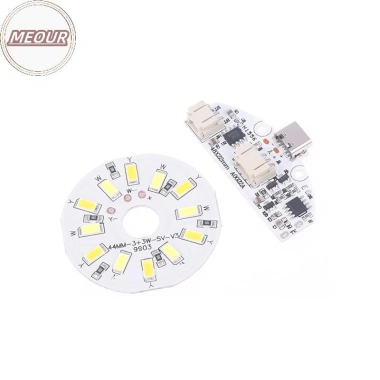 Meour Bảng Mạch Sạc Type‑C USB LED Cảm Ứng, Đèn Ngủ, Bảo Vệ Sạc – 39.930₫