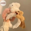 Meour Cô Gái Dễ Thương - Gấu Tóc Vòng, Băng Đô Quấn Tóc, Phụ Kiện Nữ 96k 2