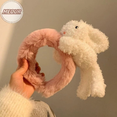 Meour Cô Gái Dễ Thương - Gấu Tóc Vòng, Băng Đô Quấn Tóc, Phụ Kiện Nữ 96k