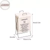 Meour Giỏ Giặt Chống Thấm Nước Bẩn, Gấp Gọn, Dung Tích 30kg, Lớn Cho Quần Áo Nhà 5