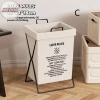 Meour Giỏ Giặt Chống Thấm Nước Bẩn, Gấp Gọn, Dung Tích 30kg, Lớn Cho Quần Áo Nhà 8