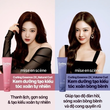 MES x Diệp Lê Curling Essence 2in1 150ml - Kem dưỡng tóc xoăn bóng mượt, giá 249.000₫