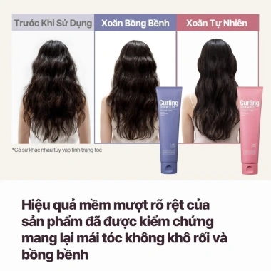 MES x Diệp Lê Curling Essence 2in1 150ml - Kem dưỡng tóc xoăn bóng mượt, giá 249.000₫