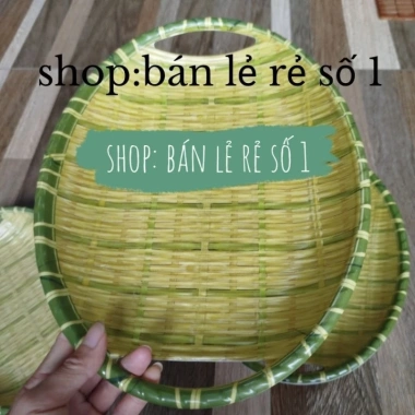 Mẹt Đĩa Nhựa Giả Mây Siêu Dày Siêu Bền Melamine Cao Cấp An Toàn Giá 43.000₫ 6
