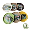 Mẹt nhựa giả mây đựng bún đậu - Khay tròn trắng, vàng, kem, nâu, xanh lá, giá 23.000₫ 5