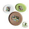 Mẹt nhựa giả mây đựng bún đậu - Khay tròn trắng, vàng, kem, nâu, xanh lá, giá 23.000₫ 7