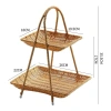 Mẹt nhựa giả mây nhiều tầng, kệ decor bền đẹp sang trọng, đựng hoa quả, bánh kẹo, hành tỏi, giá chỉ 195.000 VND 3