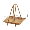 Mẹt nhựa giả mây nhiều tầng, kệ decor bền đẹp sang trọng, đựng hoa quả, bánh kẹo, hành tỏi, giá chỉ 195.000 VND 5