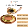 Mẹt nhựa giả mây Song Long - Đĩa mẹt tròn đa năng cho sushi, hải sản, trái cây, đồ nướng - Chỉ 19.000₫ 4
