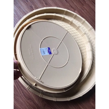 Mẹt nhựa Songlong 34cm Đĩa nhựa giả mây size trung bền đẹp giá chỉ 32.760₫ 3