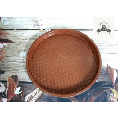 Mẹt nhựa tròn giả mây đan tre đa kích cỡ - Đựng bún, đậu, hoa quả siêu xinh, giá chỉ 15.700₫