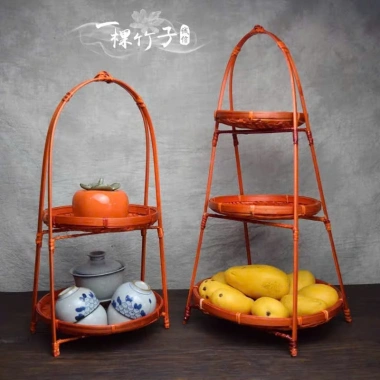 Mẹt tre 1-2-3 tầng đựng bánh kẹo mứt Tết - Trang trí decor chụp ảnh, chỉ 46.500đ 5