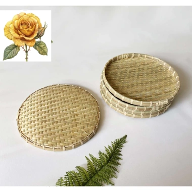 Mẹt tre đan thủ công - mâm tre dày chắc, bền đẹp, giá ưu đãi 45.000₫