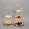 Mẹt tre tầng 1-2-3 lớp đựng trà, bánh, hoa quả - Trang trí decor hot, giá 28.000₫