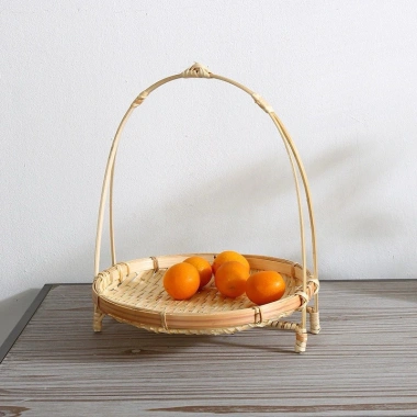 Mẹt tre tầng 1-2-3 lớp đựng trà, bánh, hoa quả - Trang trí decor hot, giá 28.000₫ 8