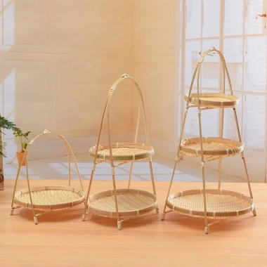 Mẹt tre tầng đa năng cho trái cây, bánh kẹo, decor - Giá ưu đãi 52.000đ 2