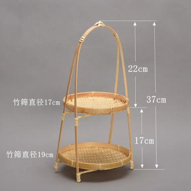 Mẹt tre tầng đa năng cho trái cây, bánh kẹo, decor - Giá ưu đãi 52.000đ 6