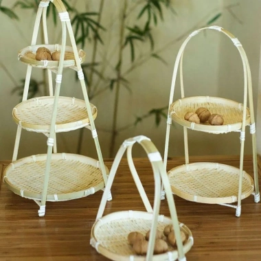 Mẹt tre tầng đa năng cho trái cây, bánh kẹo, decor - Giá ưu đãi 52.000đ 8