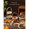 Mẹt Tre Tầng Vuông 1-3 Tầng Đựng Bánh Kẹo Tết Kệ Trang Trí Truyền Thống Giá 29.000₫ 5