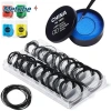 METUBE 200 chiếc vòng chữ O cao su 0,5‑0,6 mm – chống nước, dùng cho sửa đồng hồ, độ dày mỏng, hộp kín