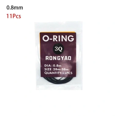 METUBE 200 chiếc vòng chữ O cao su 0,5‑0,6 mm – chống nước, dùng cho sửa đồng hồ, độ dày mỏng, hộp kín 10