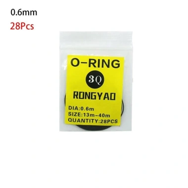 METUBE 200 chiếc vòng chữ O cao su 0,5‑0,6 mm – chống nước, dùng cho sửa đồng hồ, độ dày mỏng, hộp kín 12