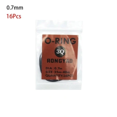 METUBE 200 chiếc vòng chữ O cao su 0,5‑0,6 mm – chống nước, dùng cho sửa đồng hồ, độ dày mỏng, hộp kín 13