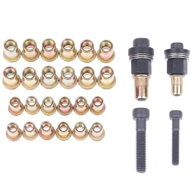 METUBE Bộ 11 Đai Đinh Tán Tay M3 M4 M5 M6 M8 M10 Đầu Kim Loại Dễ Lắp Đặt 9