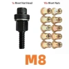 METUBE Bộ 11 Đai Đinh Tán Tay M3 M4 M5 M6 M8 M10 Đầu Kim Loại Dễ Lắp Đặt 14
