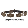 METUBE Thắt Lưng Da PU Grommet Eo Cinch Tán Rộng Y2K Cho Quần Jean Nữ - Giá 106.700₫ 2