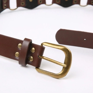 METUBE Thắt Lưng Da PU Grommet Eo Cinch Tán Rộng Y2K Cho Quần Jean Nữ - Giá 106.700₫ 7