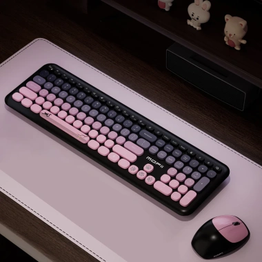 MF 666: Bàn phím & Chuột Không Dây Thiết Kế Hiện Đại, Đa Màu, USB 2.4GHz – 554.000₫