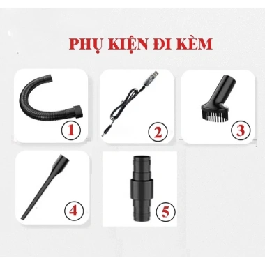 MHB 9 Máy Hút Bụi Cầm Tay Mini Không Dây - Vệ Sinh Bàn Phím, Giường, Ô Tô, Xe Hơi, Giá Ưu Đãi 282.220₫