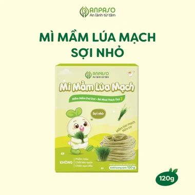 Mì ăn dặm Anpaso vị rau củ - Mì cải bó xôi hữu cơ 120g, giảm giá 37.000đ 9