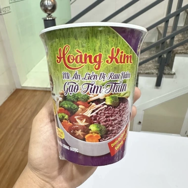 Mì Ăn Liền Gạo Tím Than Hoàng Kim 3 Vị: Chua Cay, Rau Nấm, Spaghetti Trộn - Không Chiên Dầu, 90.000₫ 5