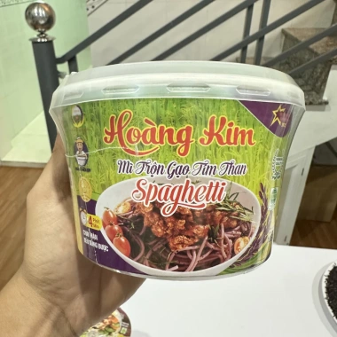 Mì Ăn Liền Gạo Tím Than Hoàng Kim 3 Vị: Chua Cay, Rau Nấm, Spaghetti Trộn - Không Chiên Dầu, 90.000₫ 6