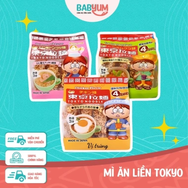 Mì ăn liền Tokyo Noodle Nhật Bản 120g cho bé ngon, giá ưu đãi 43.000
