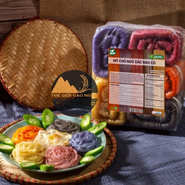 Mì chũ gạo lứt rau củ ngũ sắc, EatClean giảm giá 45.000₫, tốt cho sức khỏe