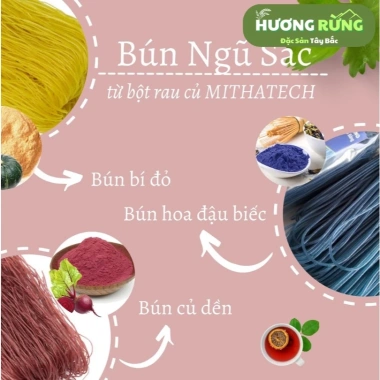Mì chũ ngũ sắc rau củ - Lý tưởng cho người ăn kiêng, tiểu đường, tập gym, giảm giá 22% chỉ 95.000₫ 8